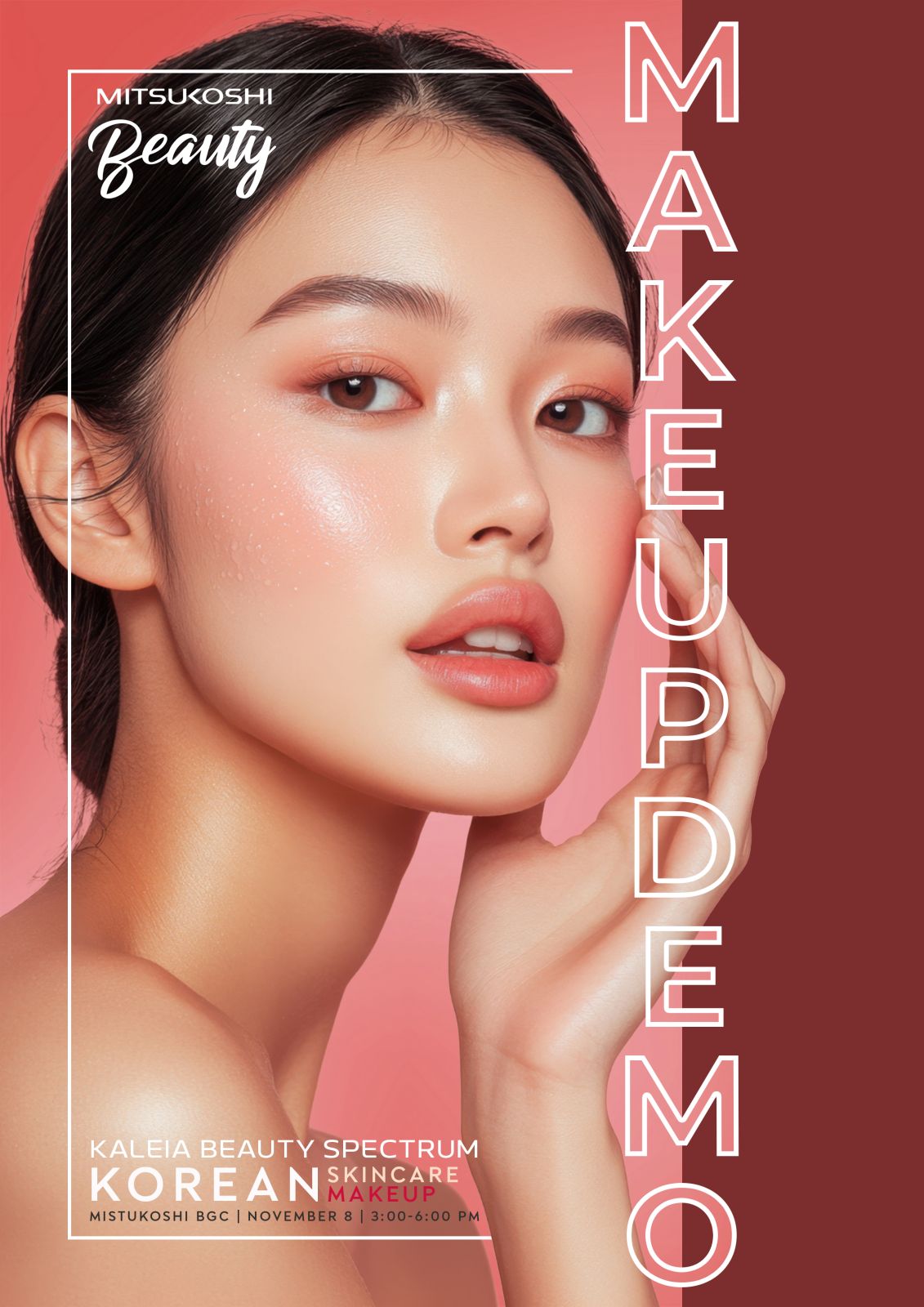 Beauty Spectrum: A Korean-Style Makeup Demo at MITSUKOSHI