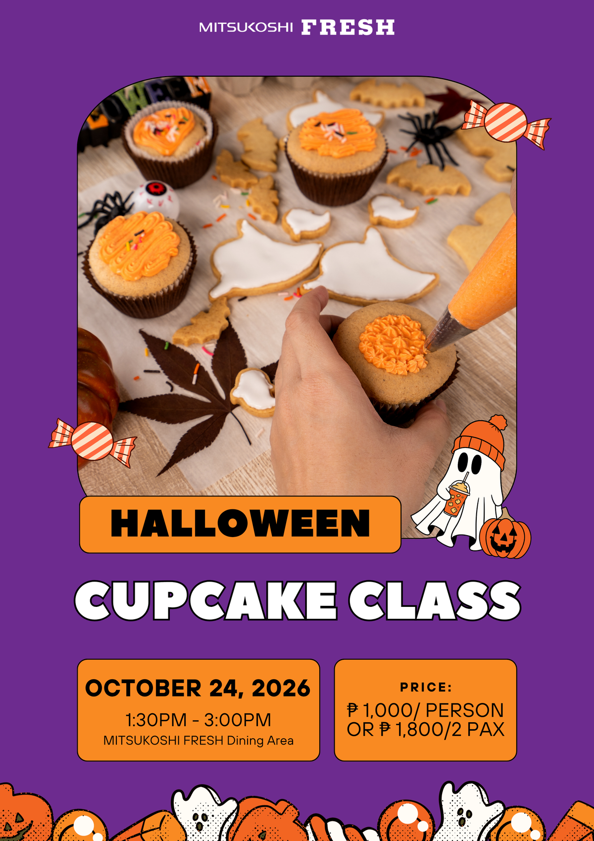 Halloween Cupcake Class