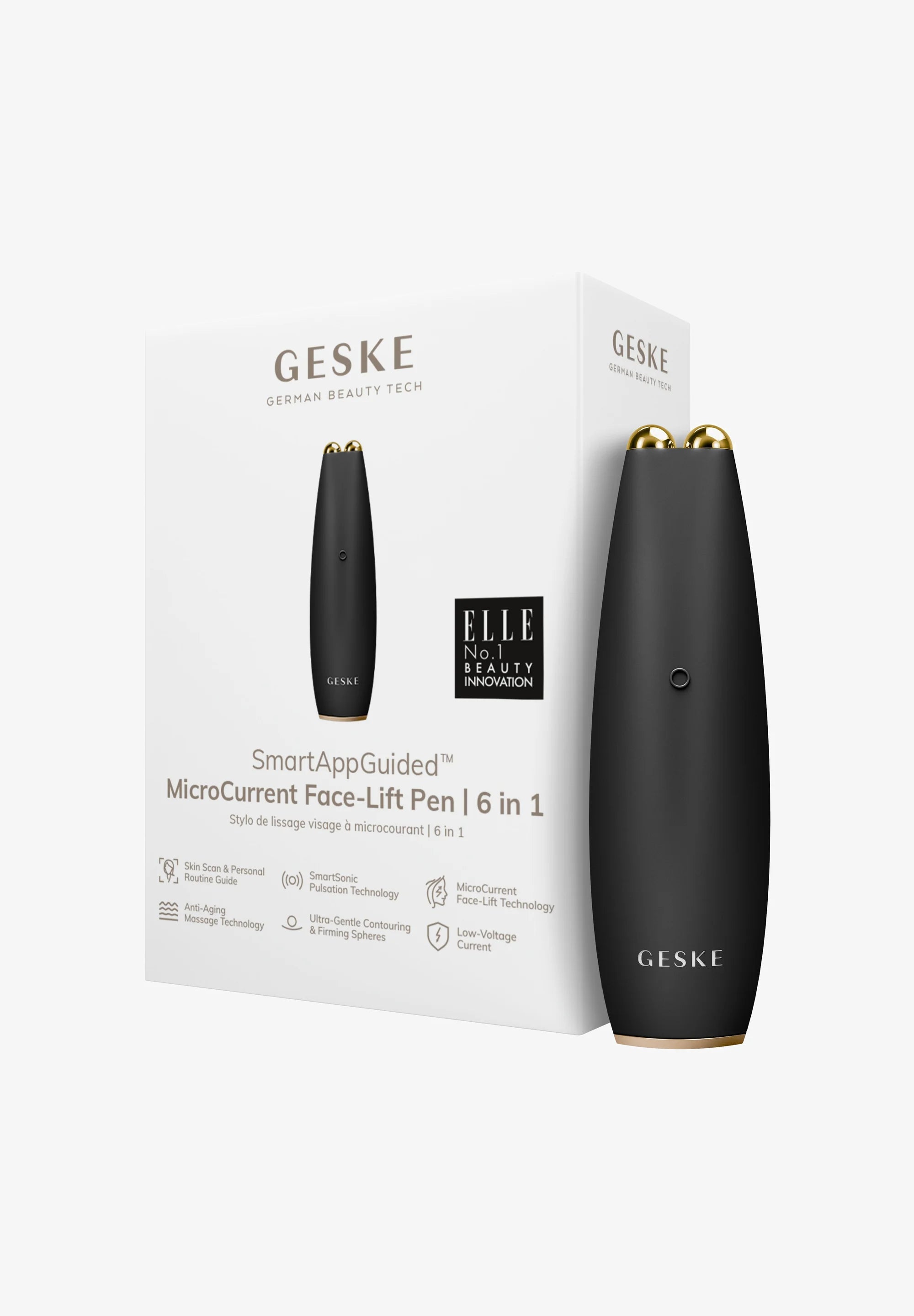 GESKE MicroCurrent Face Lift Pen 6-in-1 – Gray