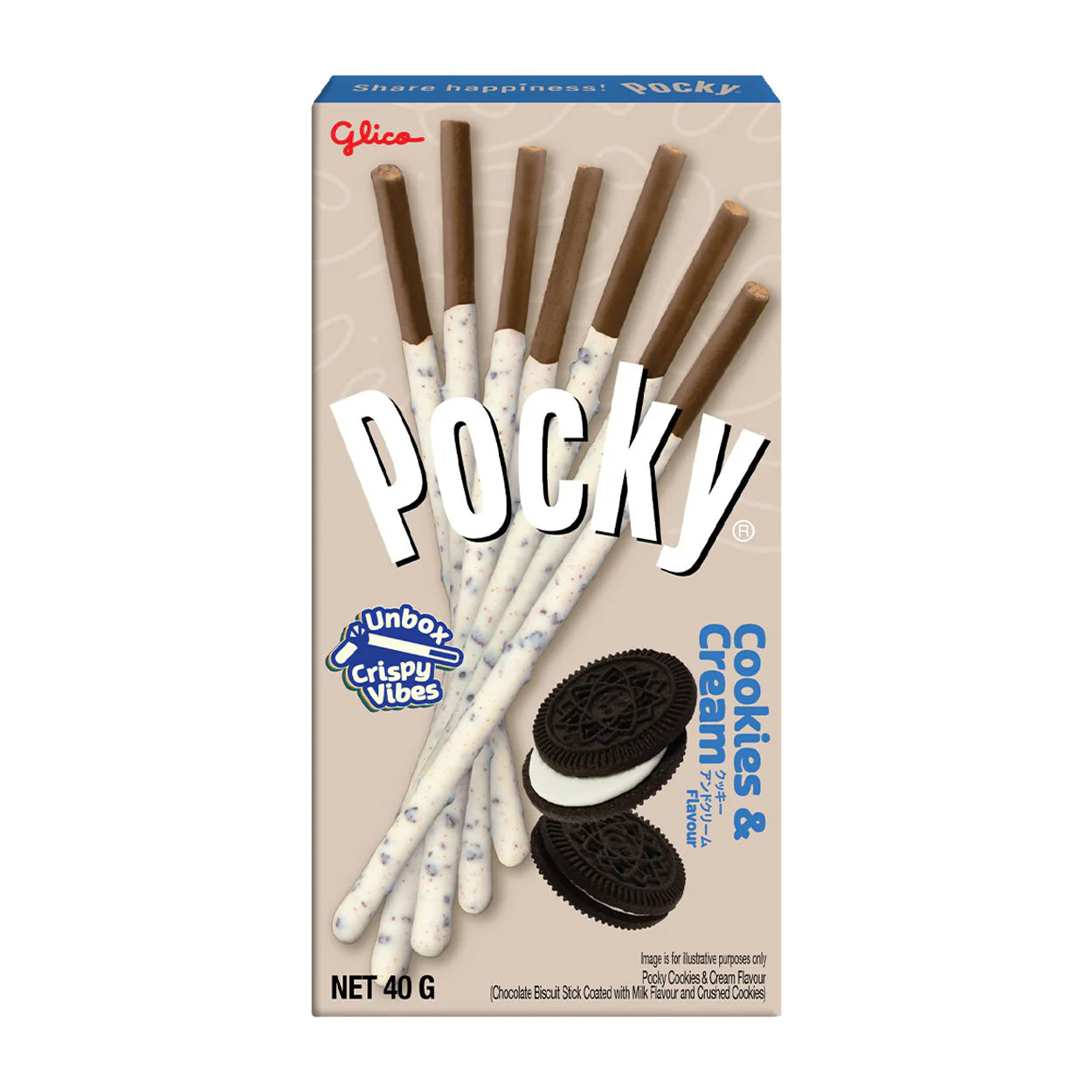 Glico Pocky Cookies & Cream 40 g
