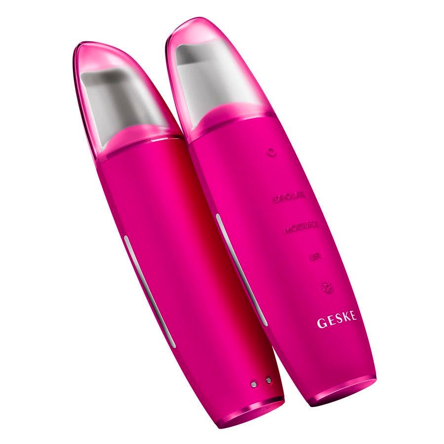 GESKE MicroCurrent Skin Scrubber & Blackhead Remover 9-in-1 Magenta