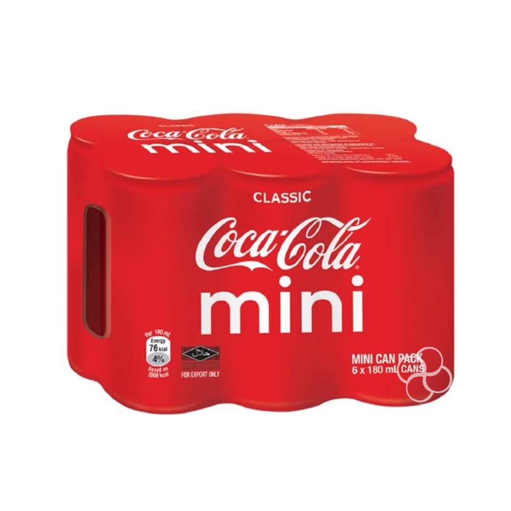 Coke 180 ml Can x 6