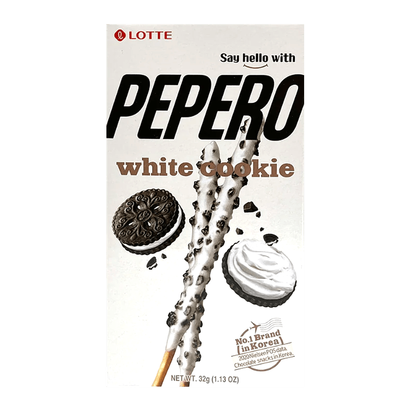 LOTTE PEPERO WHITE COOKIE 32G