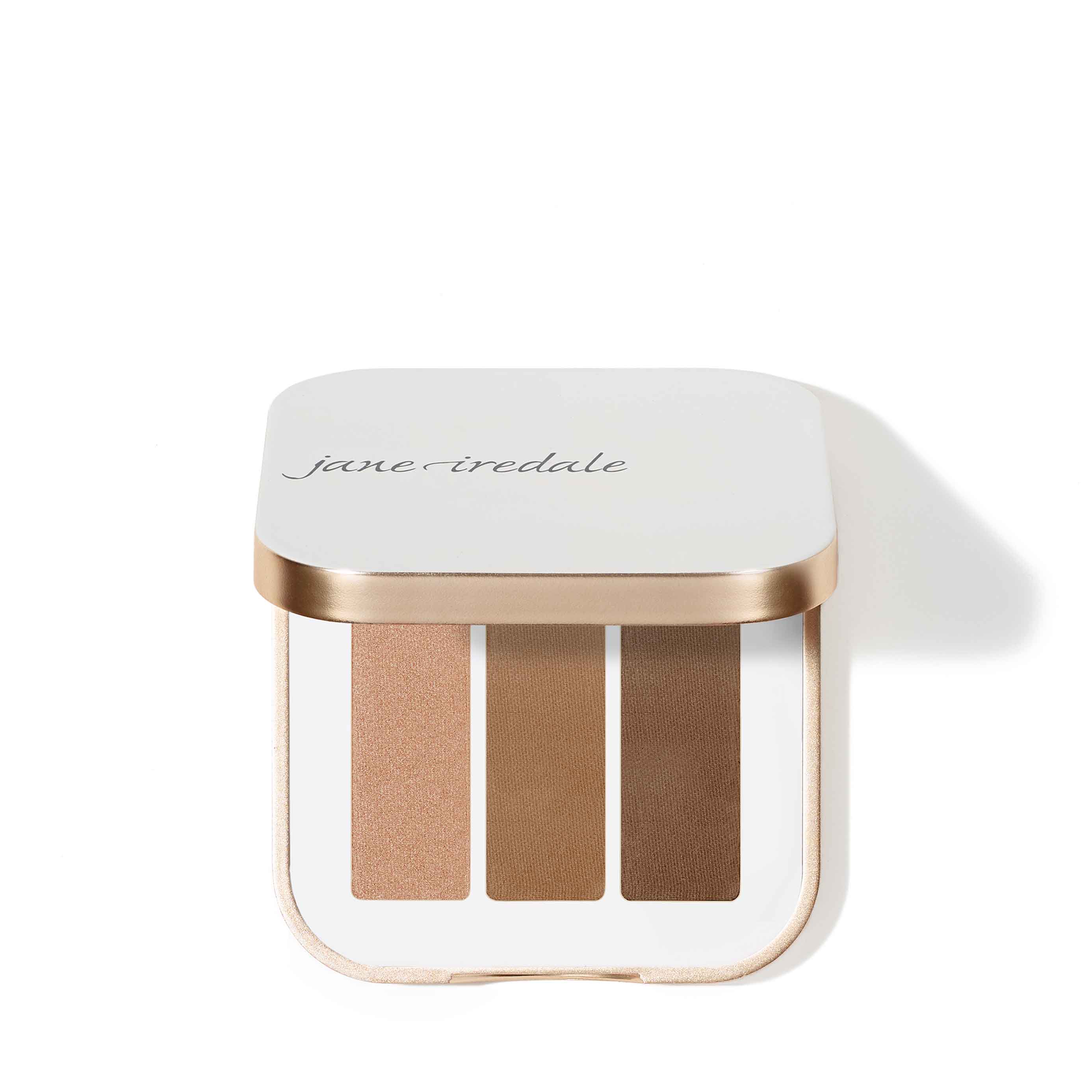 JANE IREDALE PUREPRESSED EYESHADOW TRIPLE COGNAC