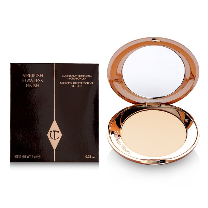 Charlotte Tilbury Airbrush Flawless Finish Setting Powder – Refillable, Shade 1 Fair