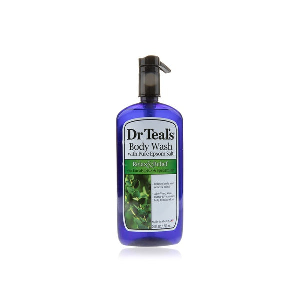 Dr Teal’s Relax & Relief Eucalyptus Body Wash with Pure Epsom Salt 710ml