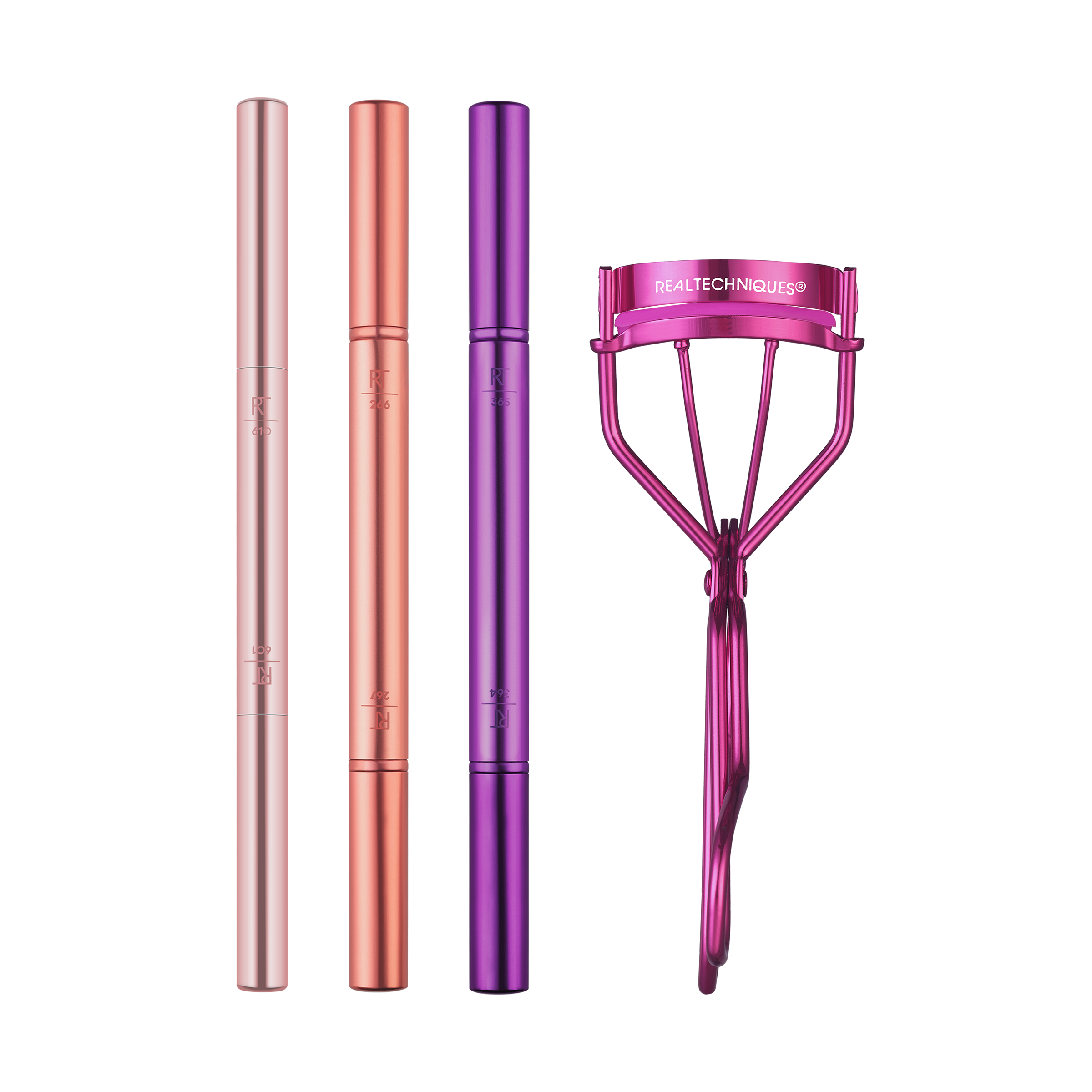Real Techniques Double Time Brush Lash Set (Pink / Nude)