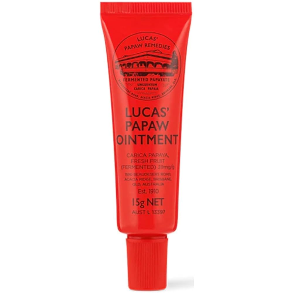 Lucas’ Papaw Ointment – 15 g Tube with Lip Applicator