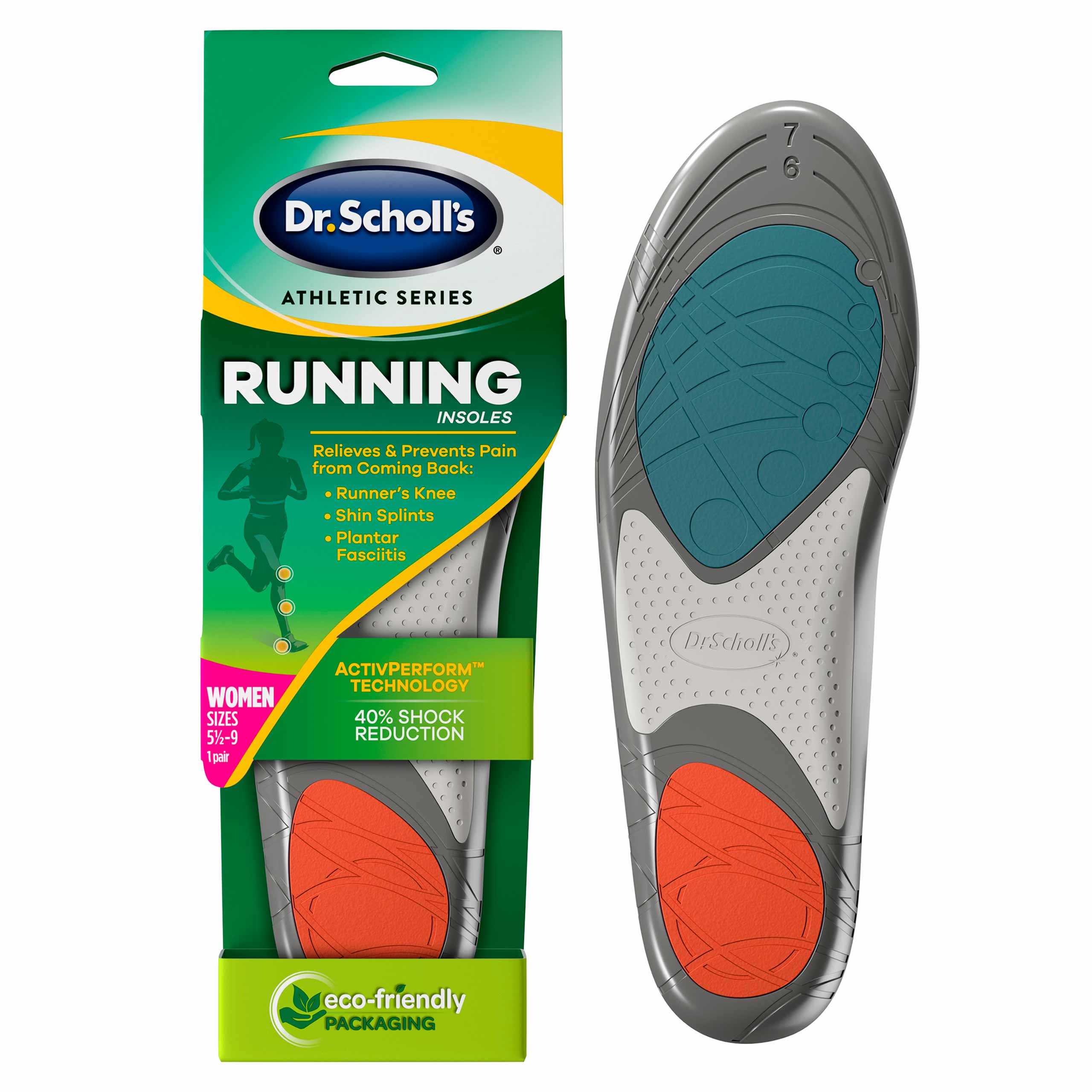 DR SCHOLLS ATHLETIC SERIES SPORT INSOLES WOMEN