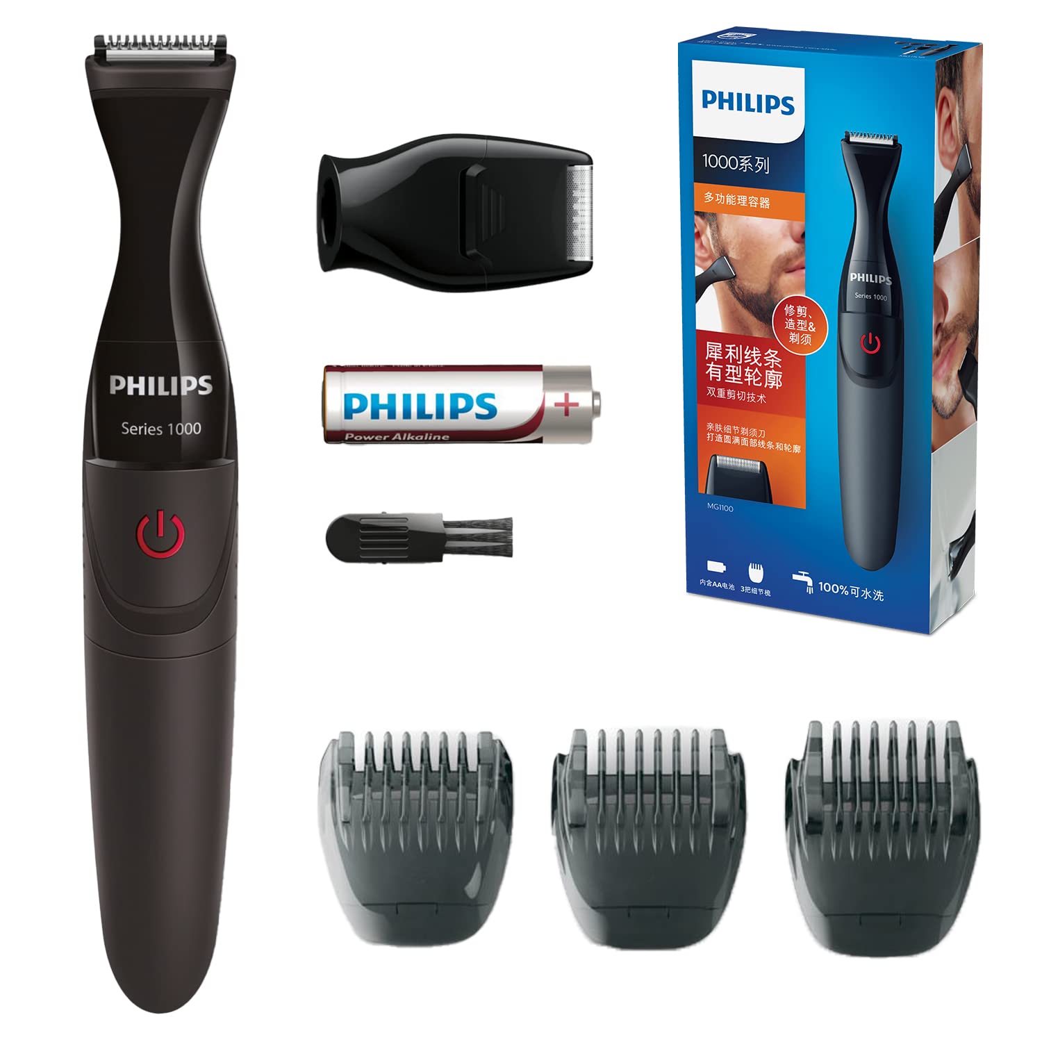 Philips Multigroom Series 1000 – Ultra-Precise Beard Styler MG1100/16