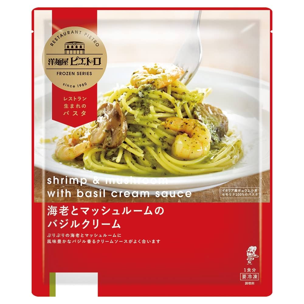 Pietro Youmenya Shrimp & Mushroom with Basil Cream Sauce 276 g