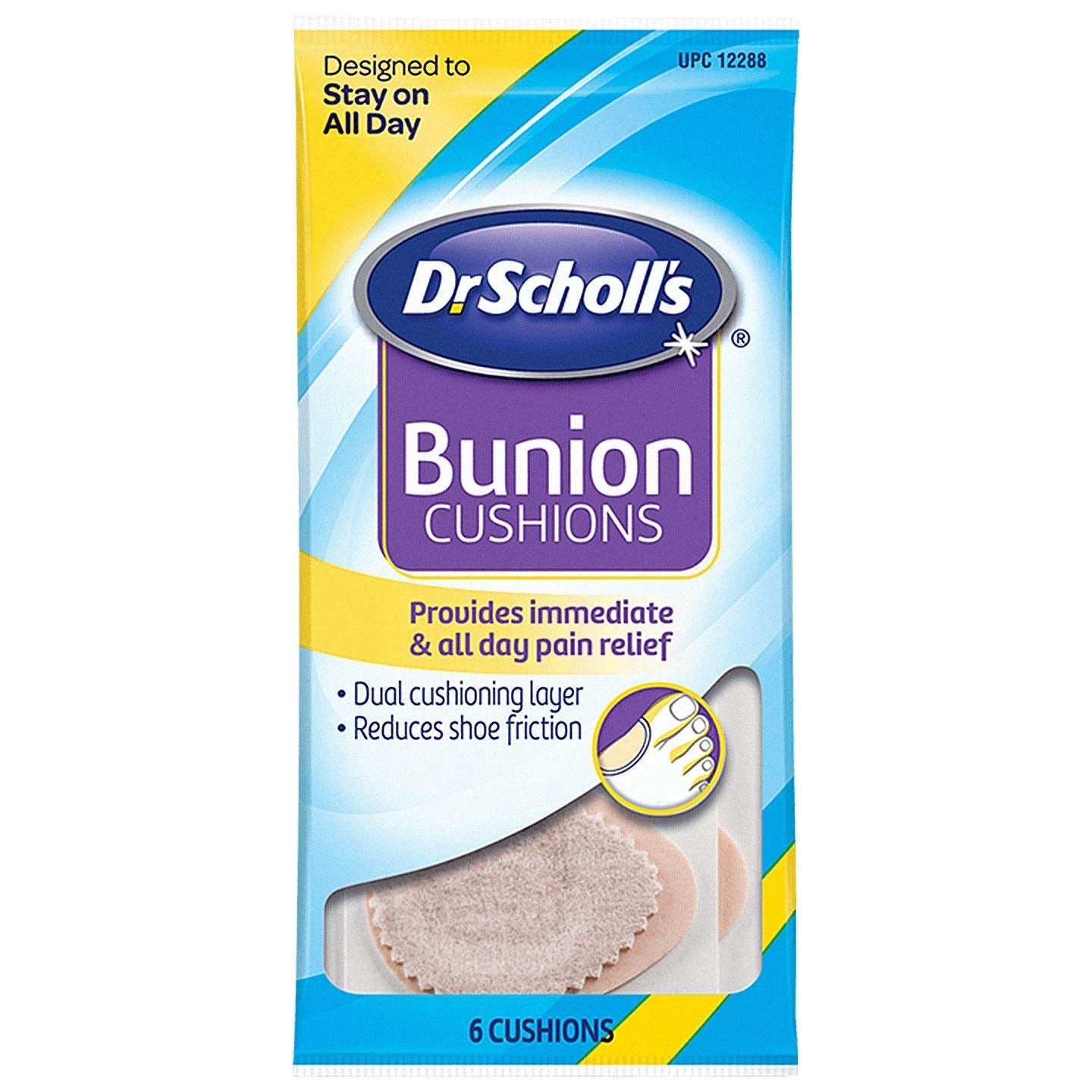 Dr. Scholl’s Felt Bunion Cushions (6 ct)
