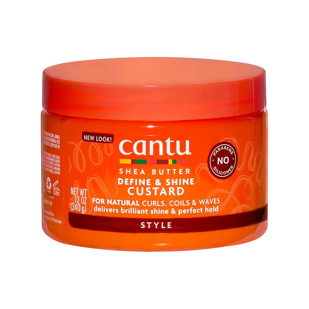 Cantu Shea Butter Define & Shine Custard (12 oz / 340 g)