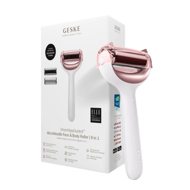 GESKE MicroNeedle Face & Body Roller — 9-in-1 (Starlight)