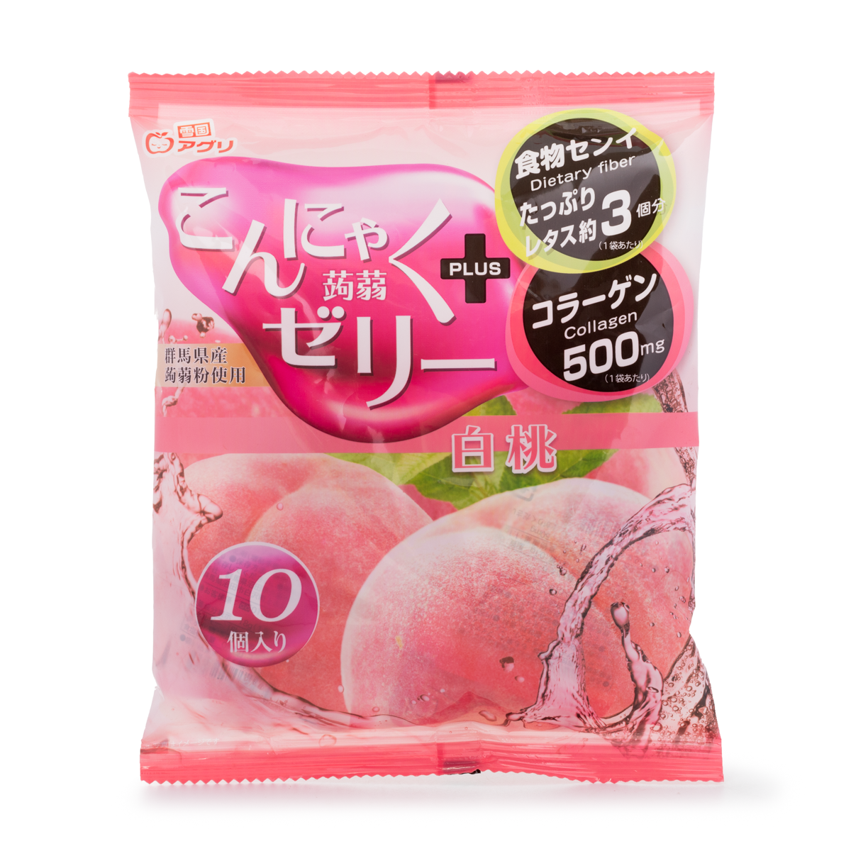 Yukiguni Aguri Konjac Jelly – Peach (96 g)