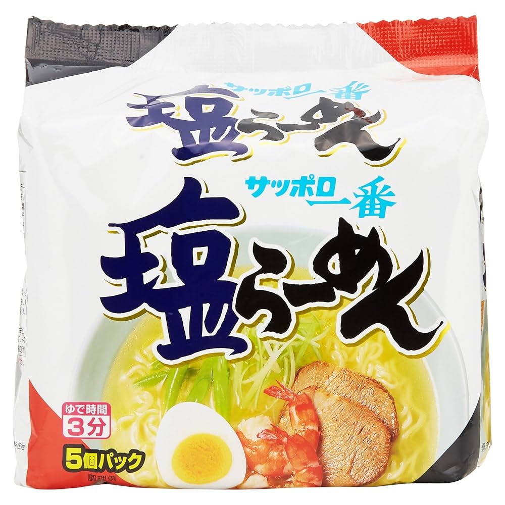 Sapporo Ichiban Salt (Shio) Ramen 500 g (5 Servings)