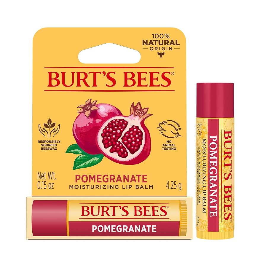 Burt’s Bees Lip Balm Pomegranate 0.15oz Blister