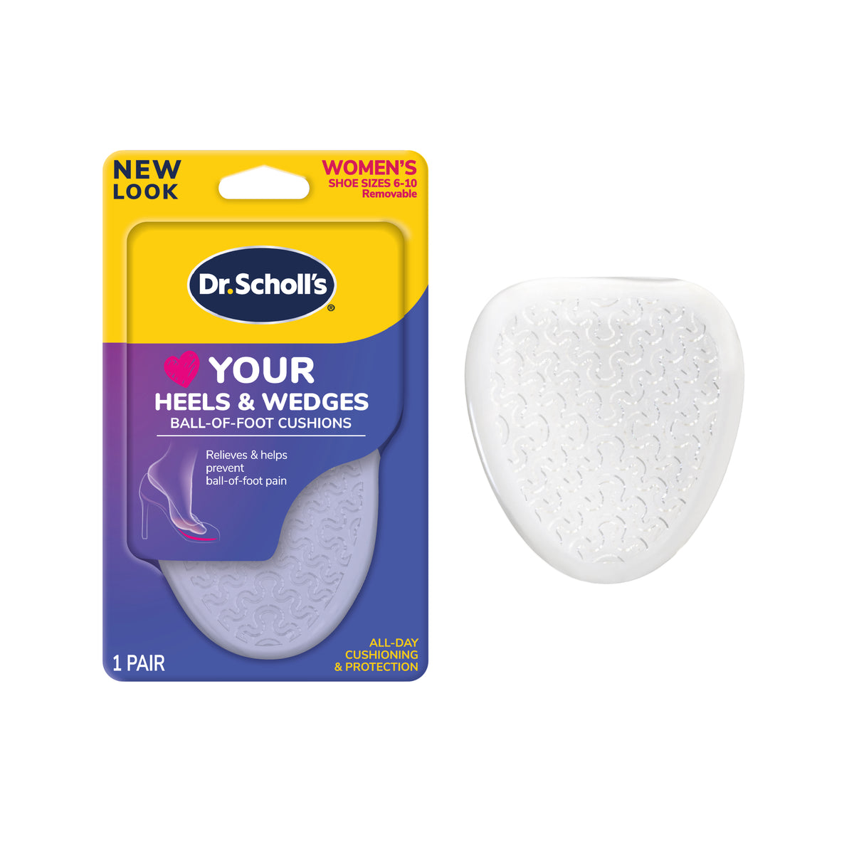 Dr. Scholl’s Stylish Step Ball of Foot Cushions for High Heels