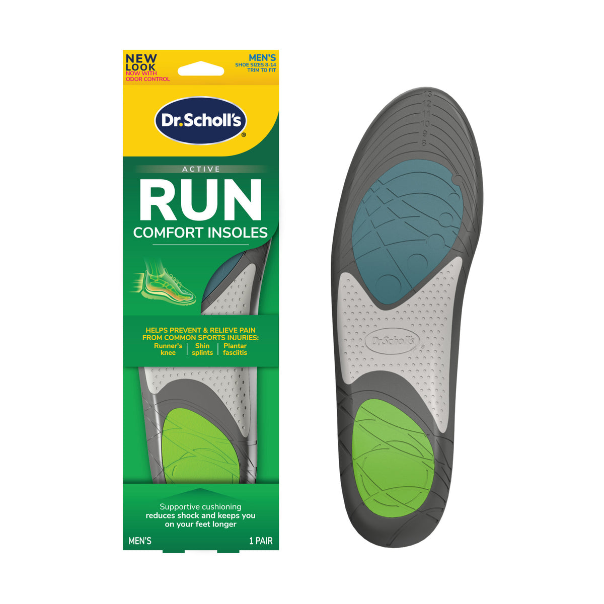 Dr. Scholl’s Athletic Series Running Insoles – Women’s (Trim-to-Fit)
