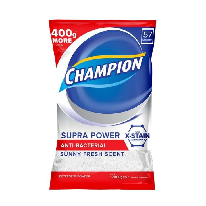 Champion Powder Detergent "Sunny Fresh" (2 kg)