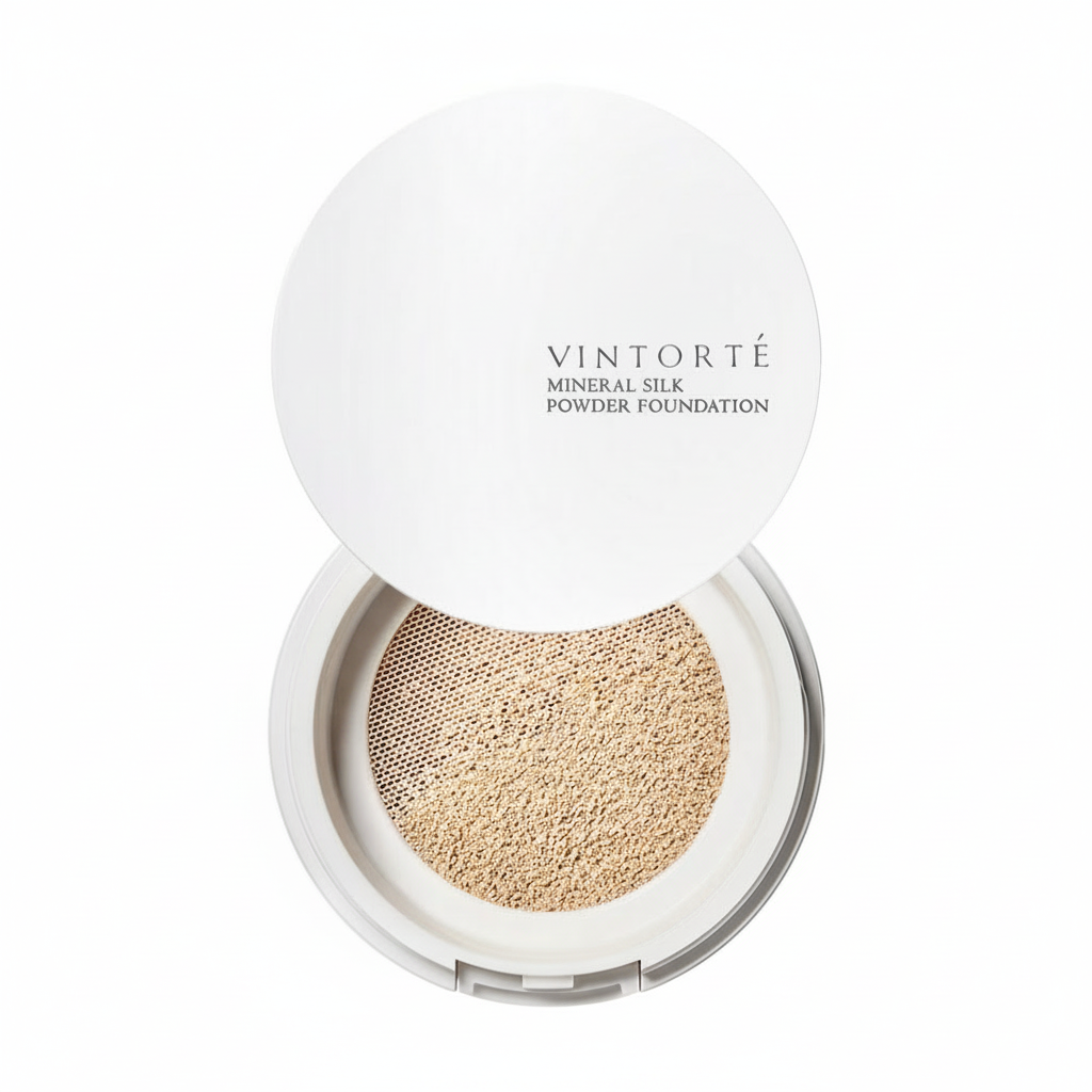 VINTORTÉ MINERAL SILK POWDER FOUNDATION LIGHT BEIGE