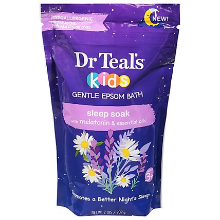 Dr Teal’s Kids Melatonin Epsom Salt Soaking Solution 2lbs