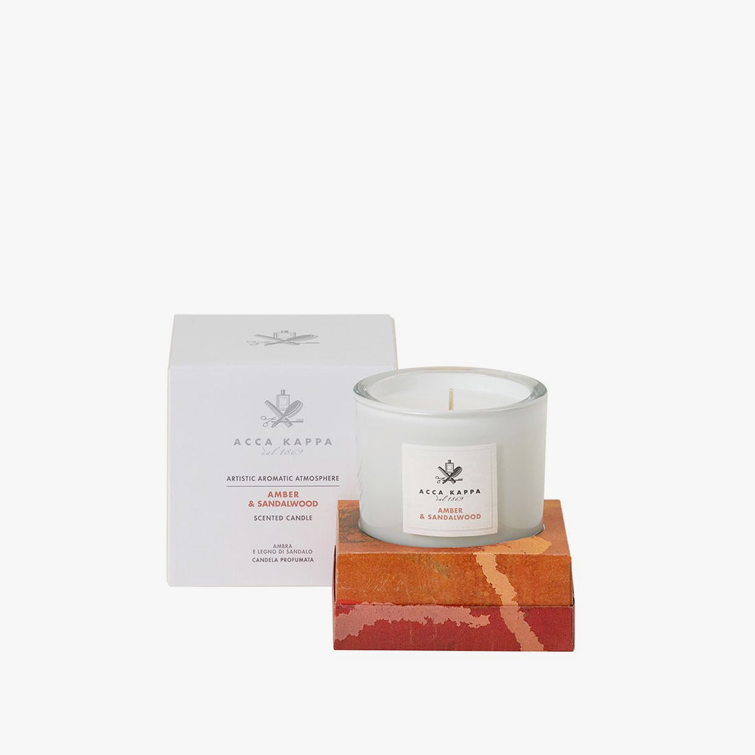 ACCA KAPPA Amber & Sandalwood Scented Candle – 180 g