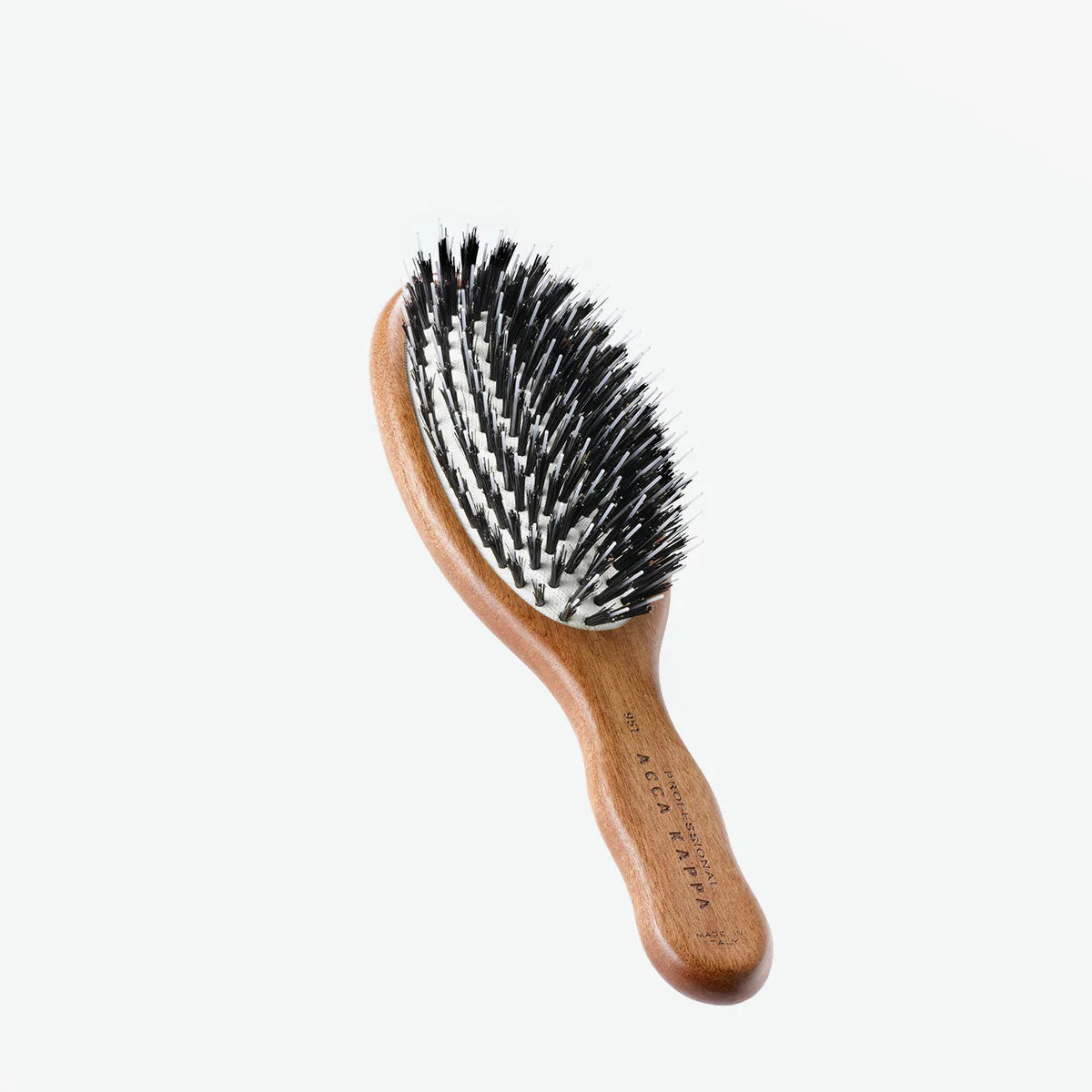 Acca Kappa Classic Oval Pneumatic Brush – Mixed Bristles (Travel & Regular)