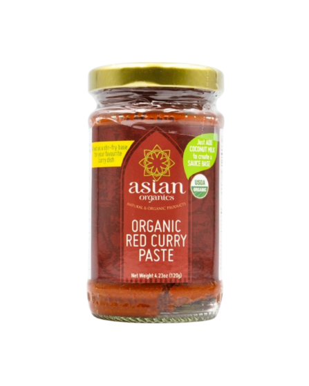 Asian Organics Red Curry Paste – 120 g