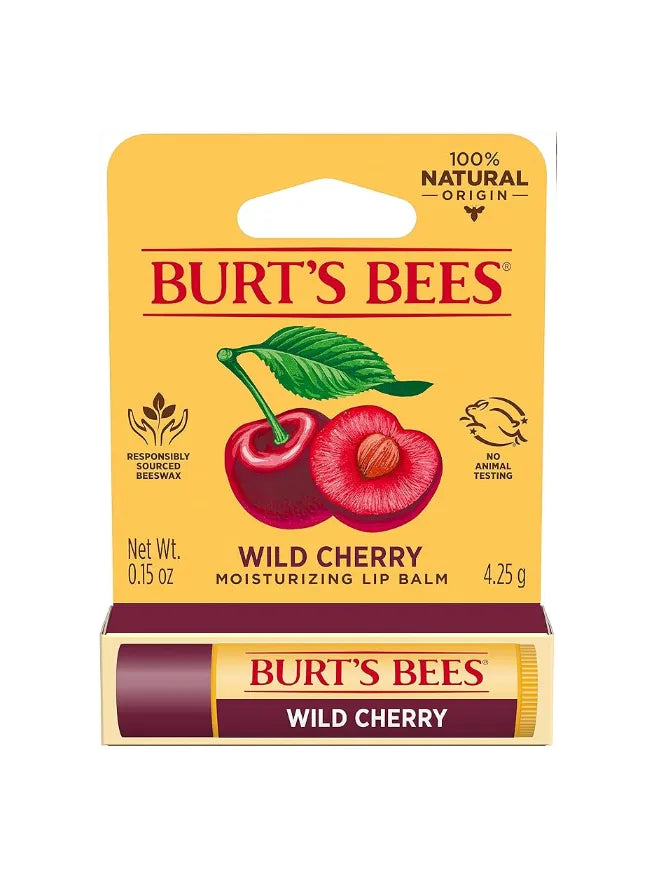 BURTS BEES LIP BALM WILD CHERRY 0.15OZ BLISTER