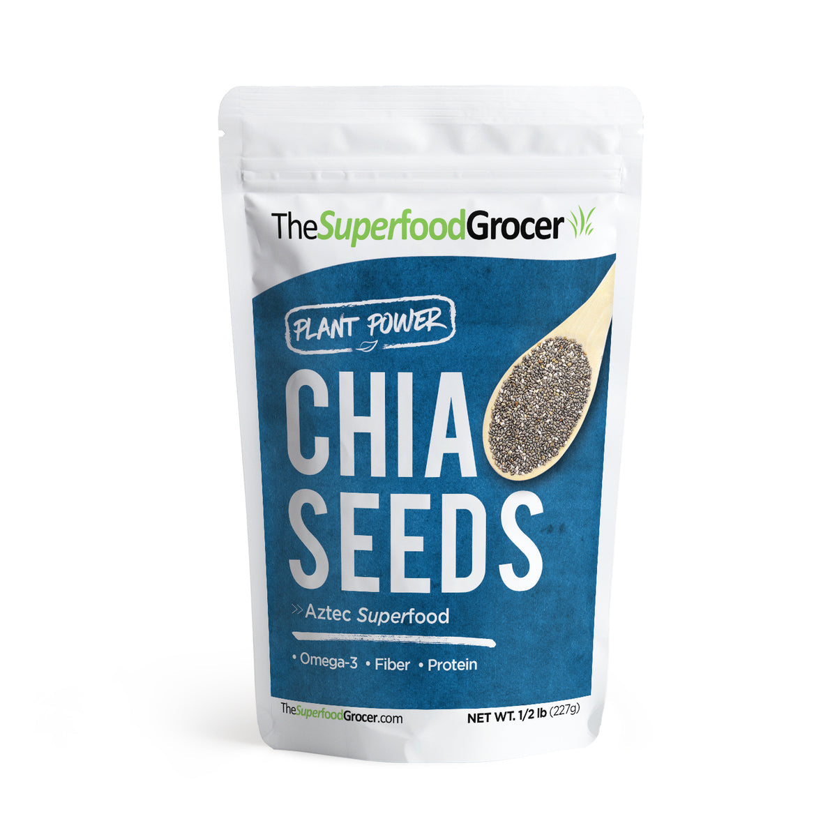 Superfood Organic Chia Seeds — 227 g (8 oz)