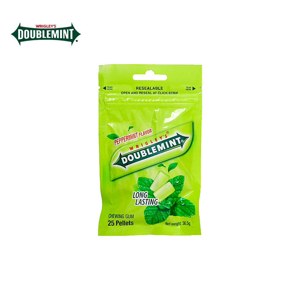 DOUBLEMINT Peppermint Resealable 25s