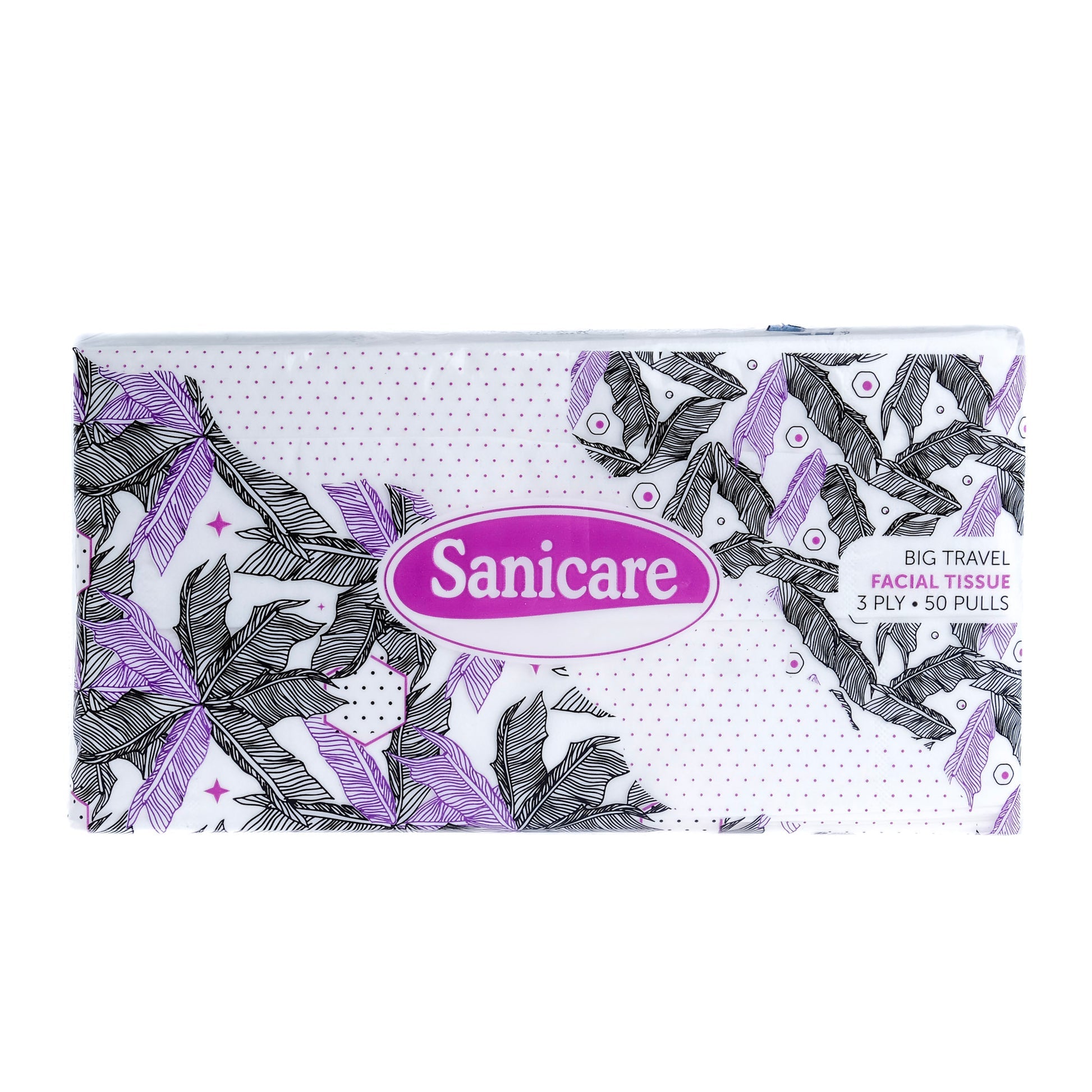 Sanicare Face Tissue Big Travel Pack 50 P 3-Ply