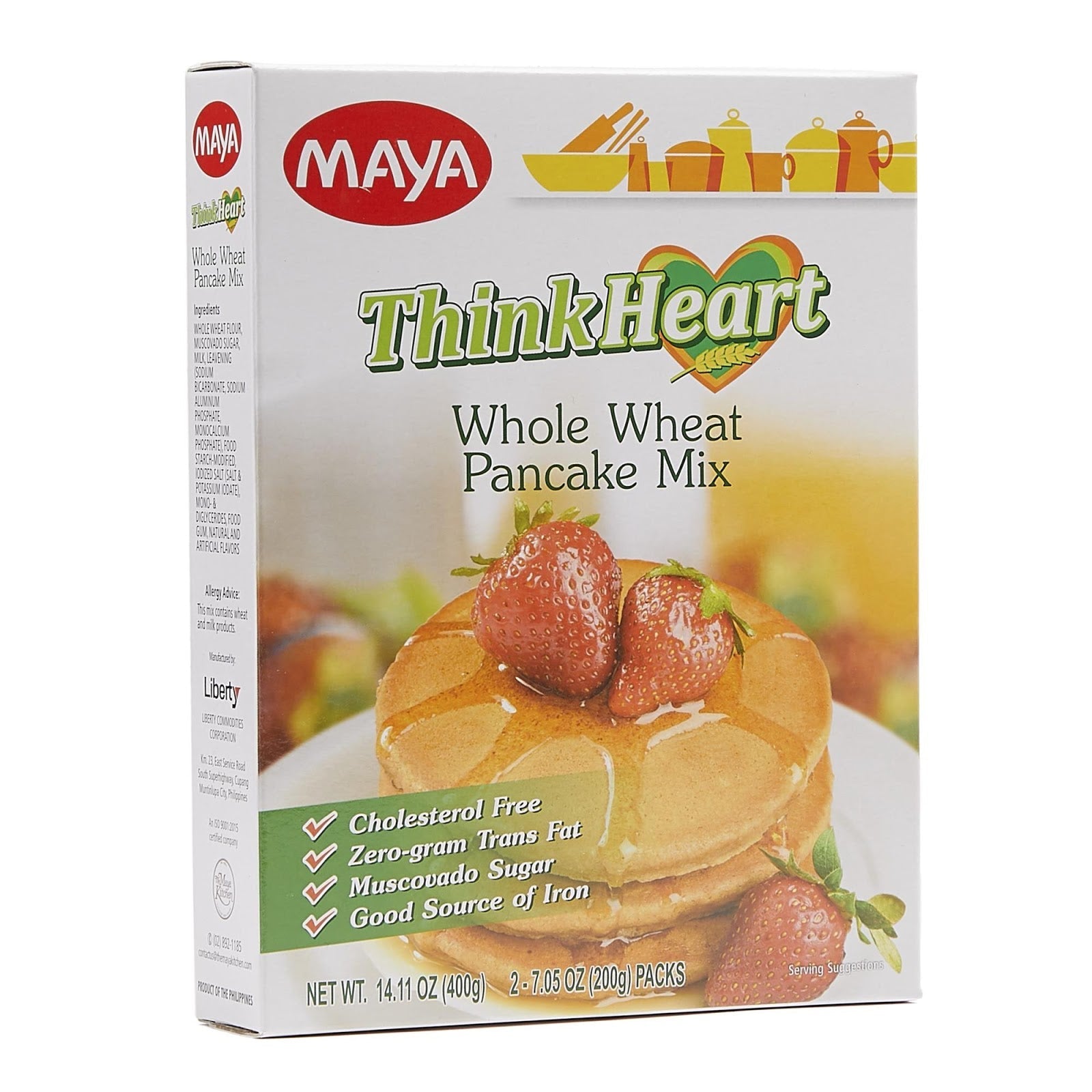 MAYA Think Heart Whole Wheat Pancake Mix 400 g