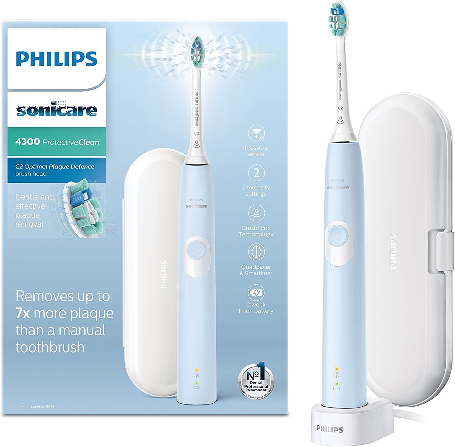 Philips Sonicare ProtectiveClean 4300 Sonic Electric Toothbrush