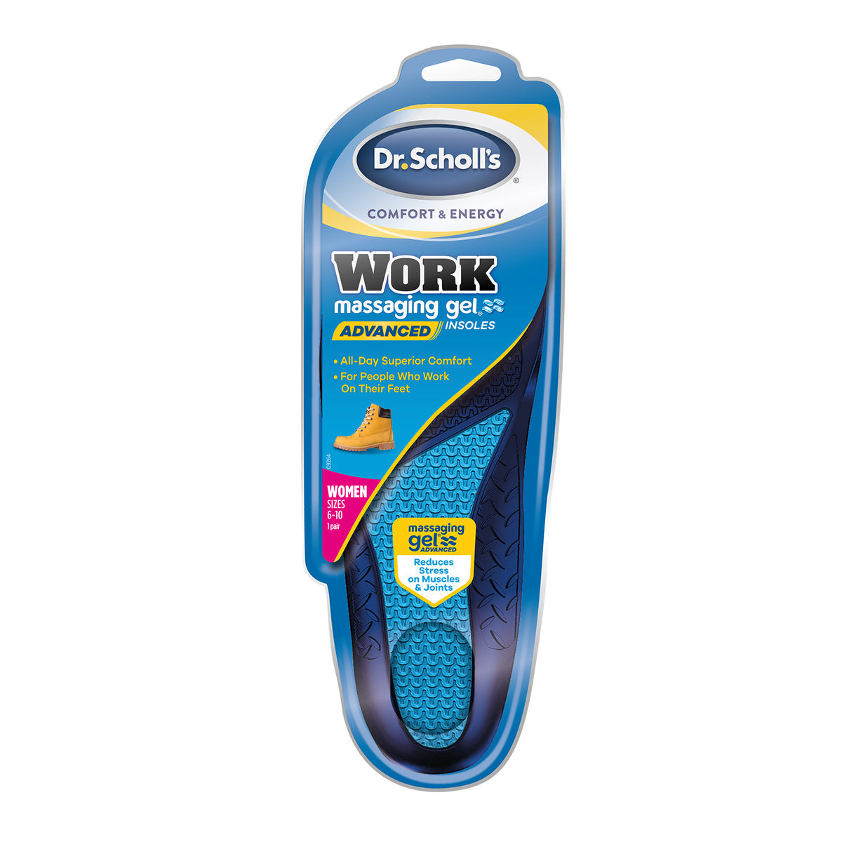 Dr. Scholl’s Comfort & Energy Work Insoles – Women’s (Size 6–10)