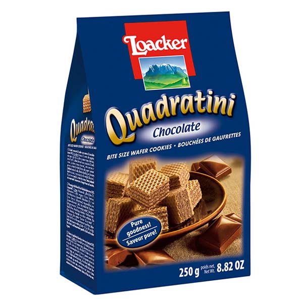 Loacker Quadratini Chocolate 250 g