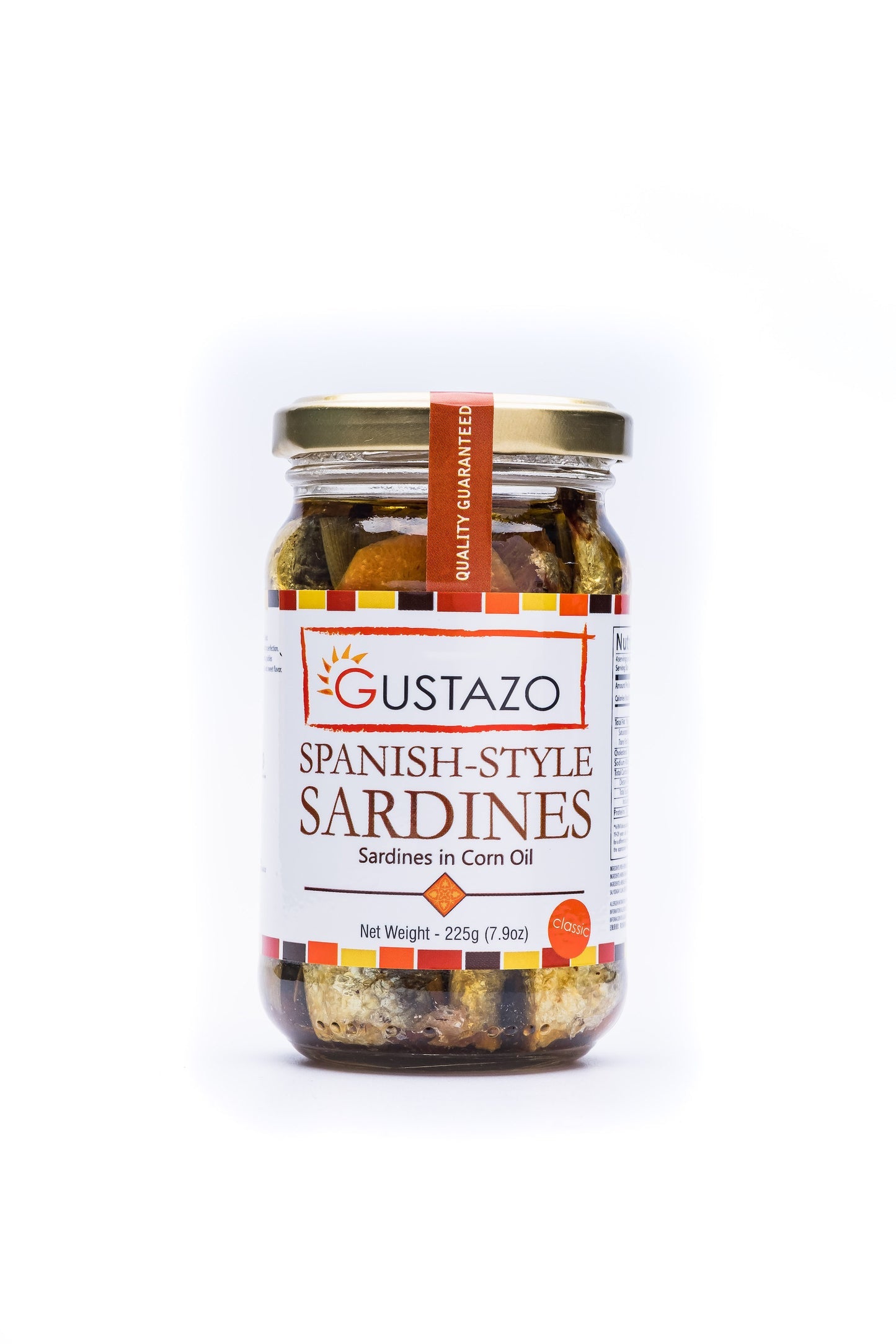 Gustazo Spanish Style Sardines Classic 225g