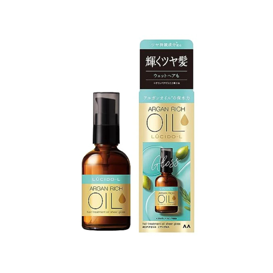 LUCIDO-L Argan Rich Treatment Oil – Sheer Gloss (60 ml)