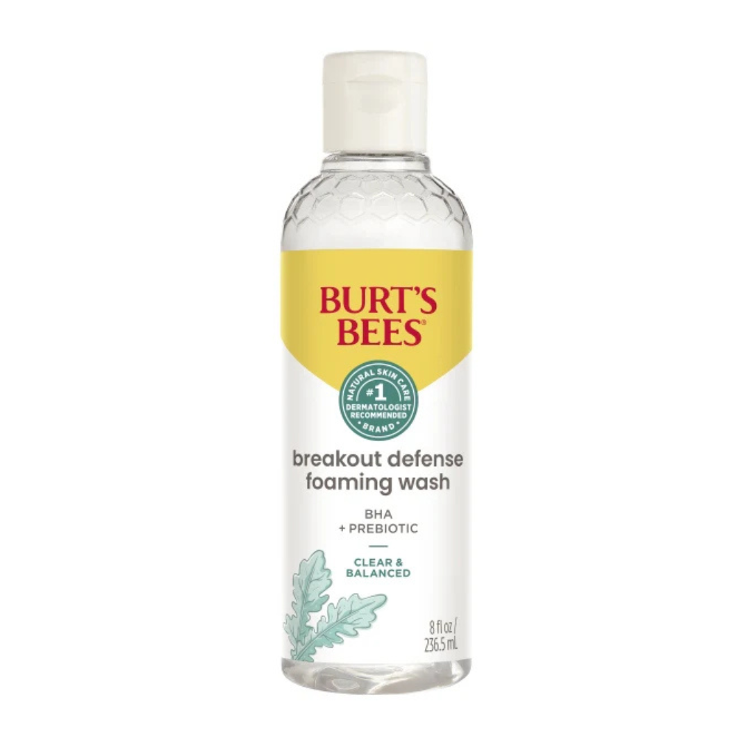 Burt’s Bees Clear & Balanced Breakout Defense Foaming Wash (12.8 fl oz / 8 oz)