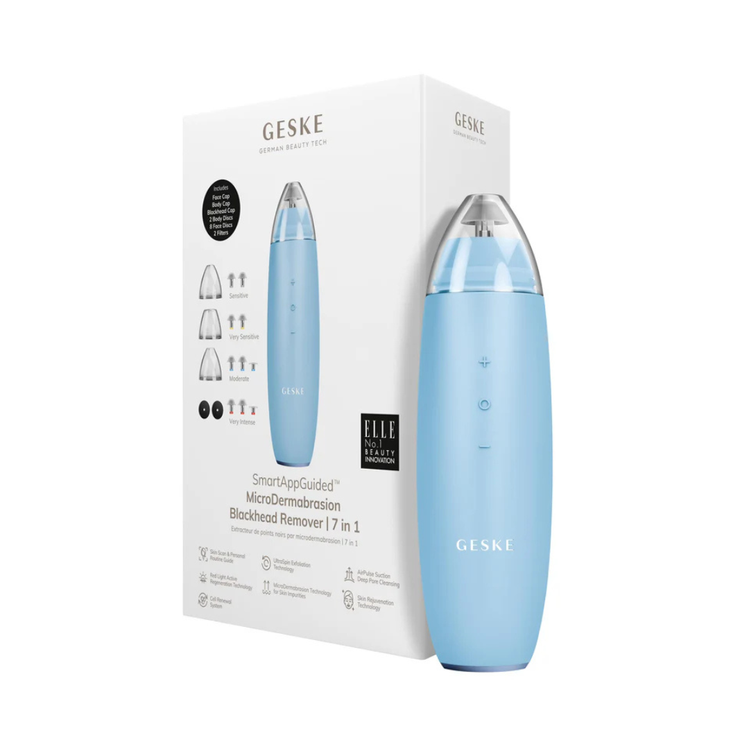 GESKE MicroDermabrasion Blackhead Remover 7 in 1 - Aquamarine