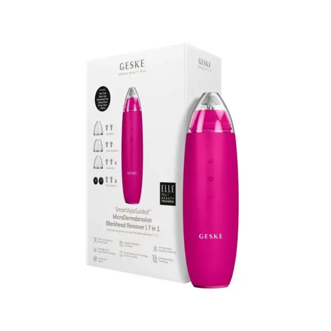 GESKE MicroDermabrasion Blackhead Remover 7 in 1 - Magenta