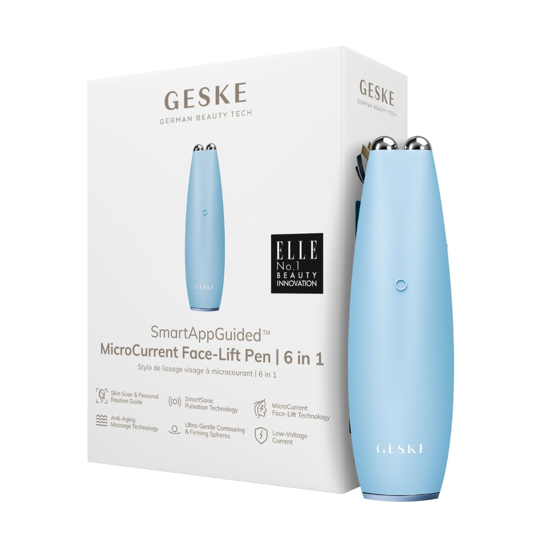 GESKE MicroCurrent Face-Lift Pen 6-in-1 – Aquamarine