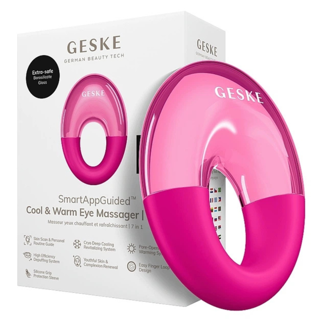 GESKE Cool & Warm Eye Massager 7-in-1 – Magenta