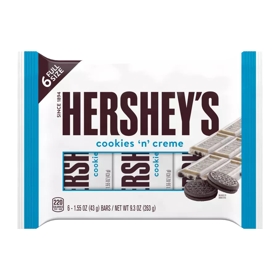 Hershey’s Cookies ’n’ Creme 6-Pack (240 g)