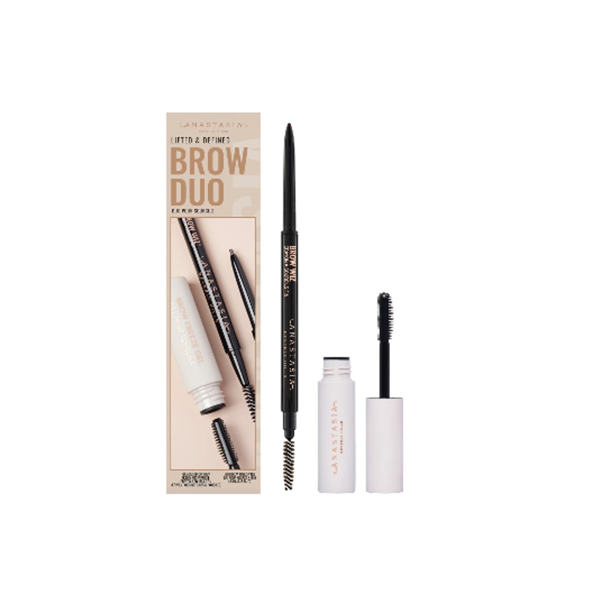 ABH LIFTED AND DEFINED BROW DUO KIT DARK BROWN