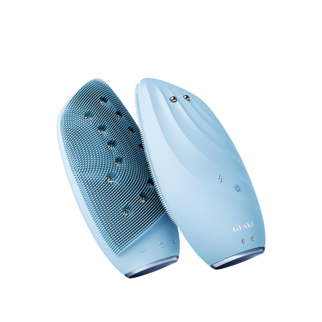 GESKE Sonic Thermo Facial Brush & Face Lifter 8-in-1 Aquamarine