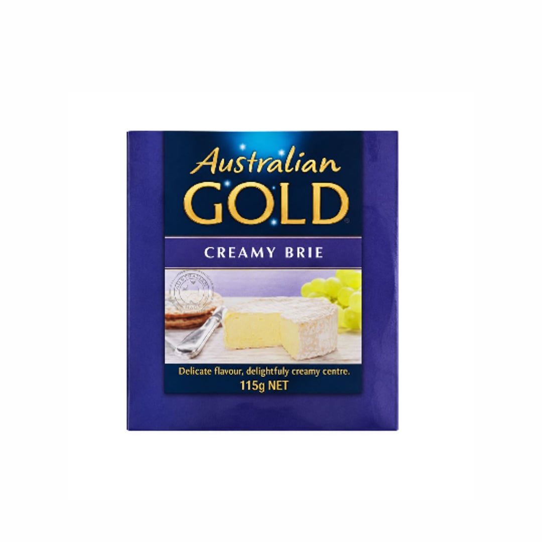 AUSTRALIAN GOLD CREAMY BRIE LONG LIFE 115g