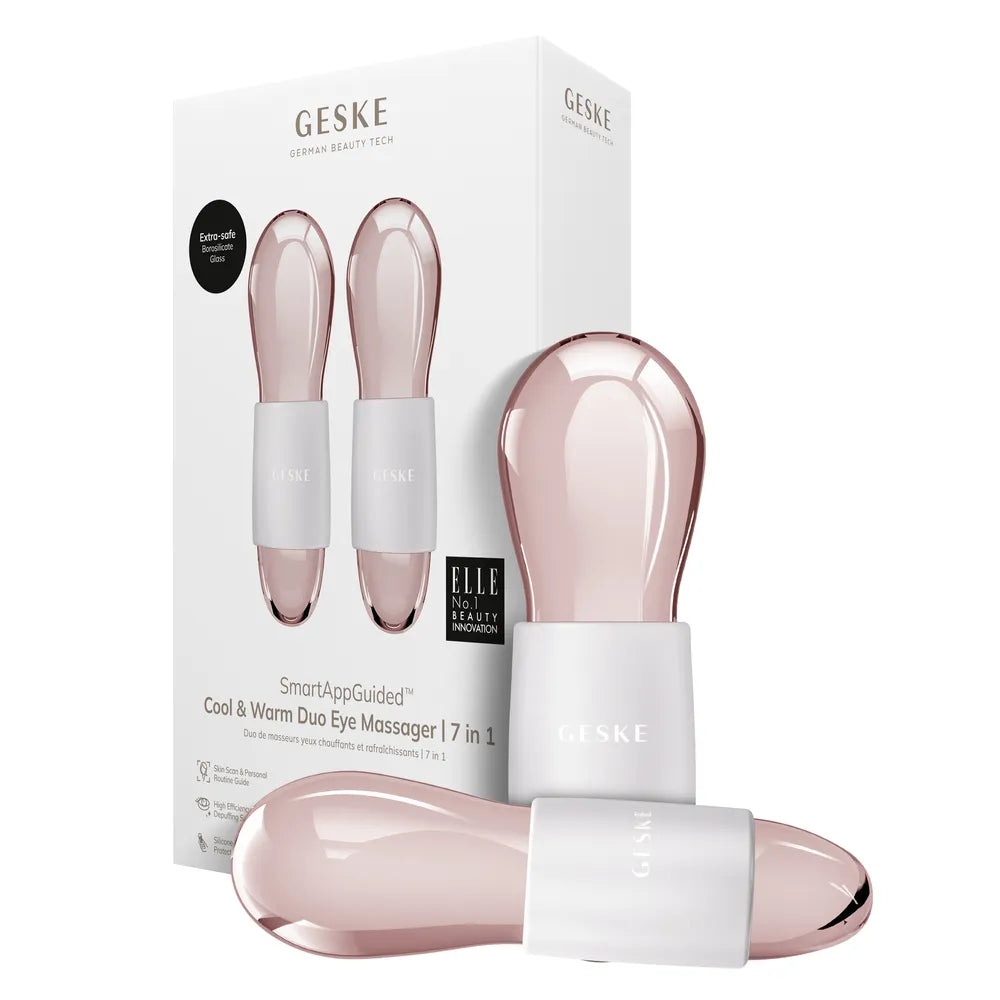 GESKE Cool & Warm Duo Eye Massager — 7-in-1 (Starlight)