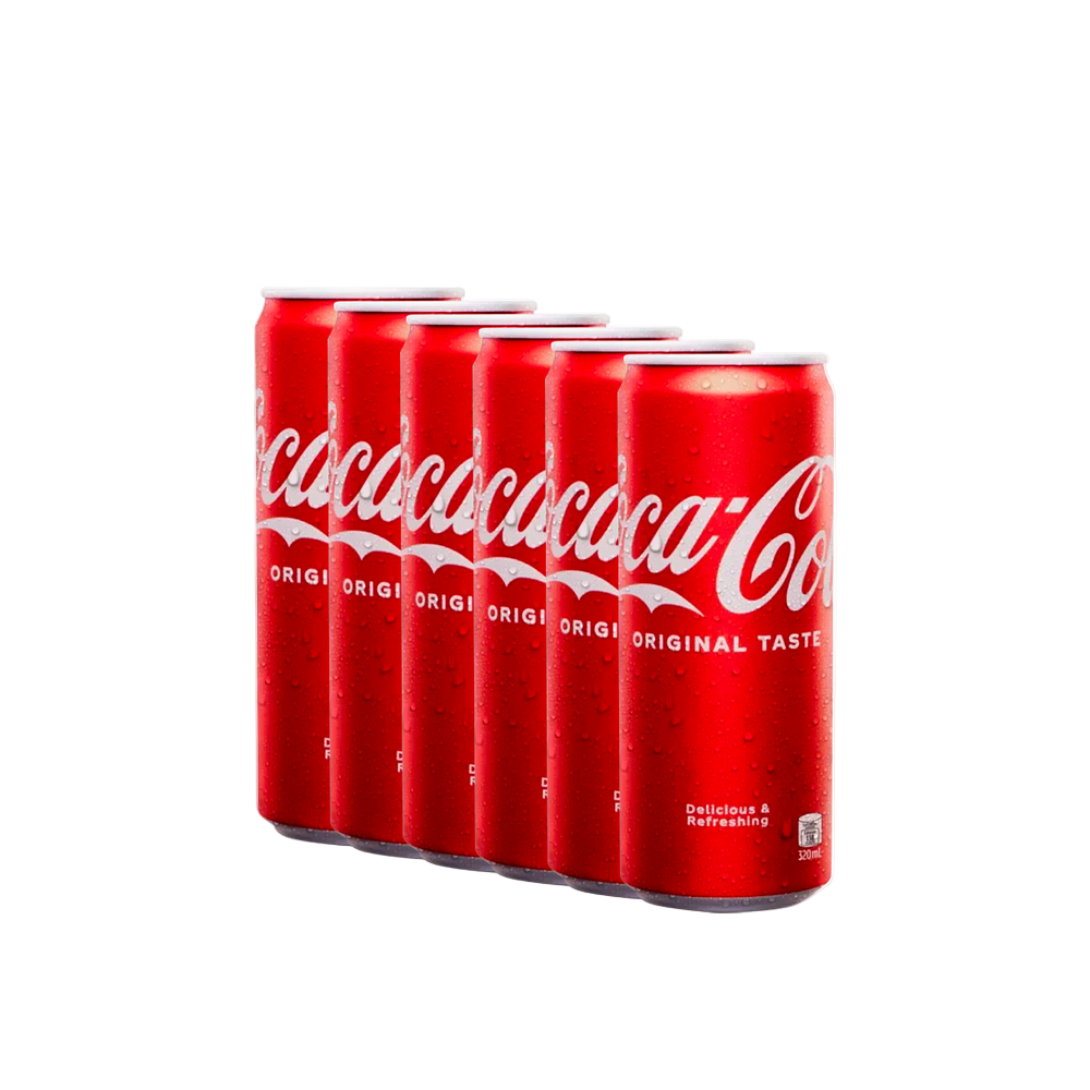 Coke in Can 320 ml × 6